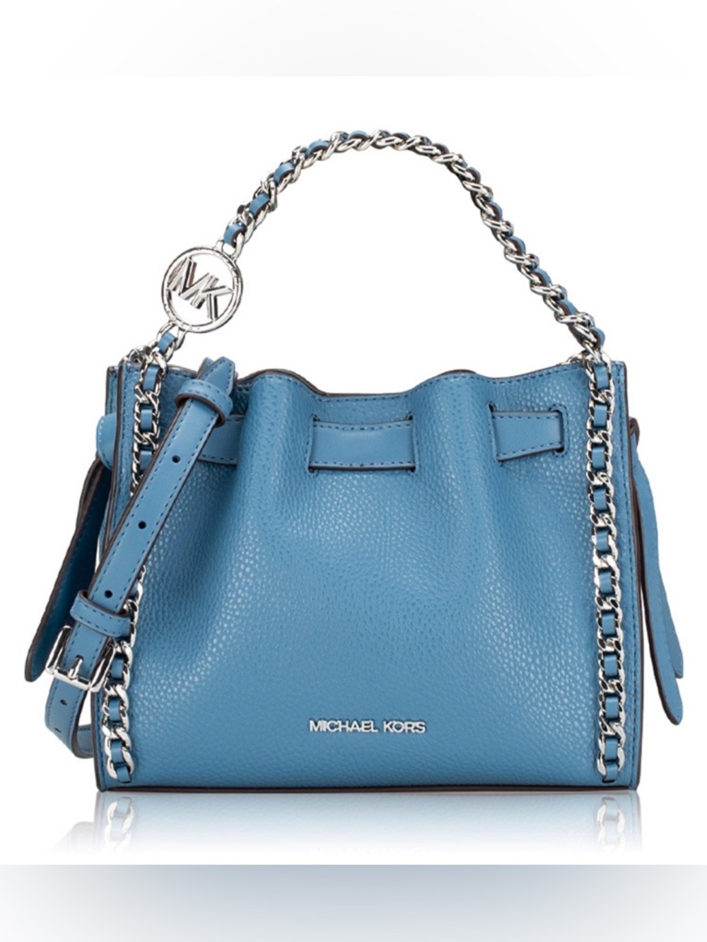 MICHAEL KORS Mina Small Chain Convertible Crossbody Cornflower NWT